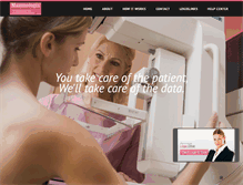 Tablet Screenshot of mammologix.com